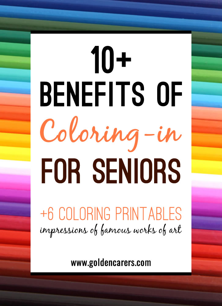 The Benefits of Coloring-in for the Elderly