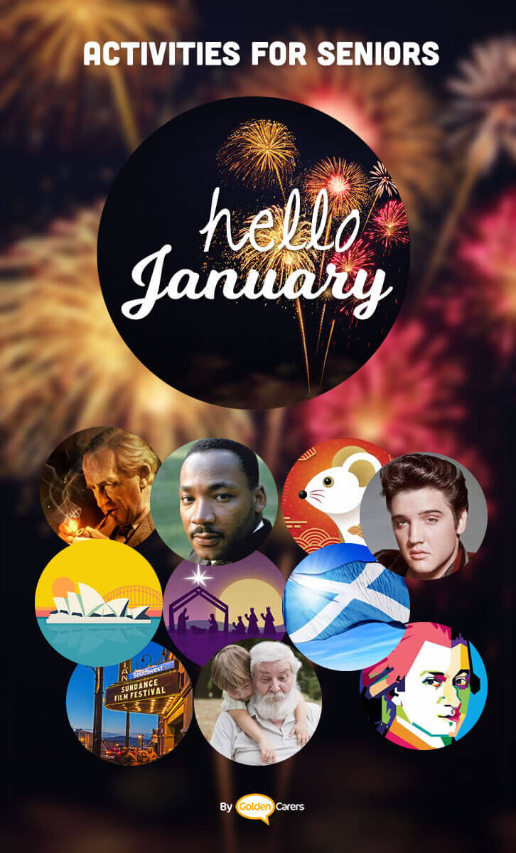 January Events & Ideas Activities Calendar