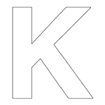 Colouring-in Templates | Large Letters