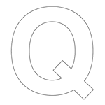 colouring in templates large letters