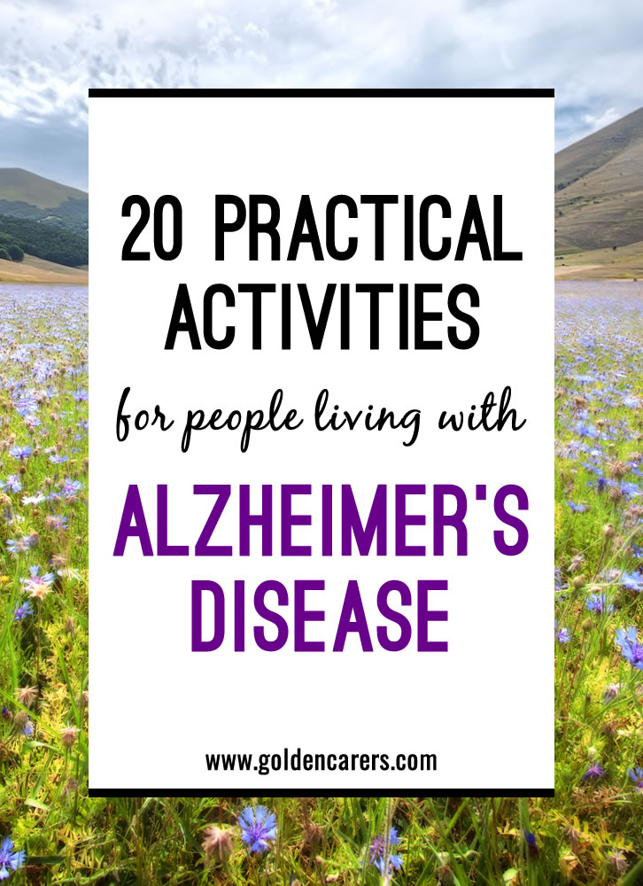 Dementia Friendly Free Printable Activities For Dementia Patients