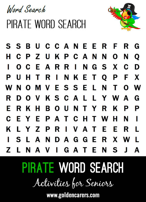 A pirate-themed word finder!