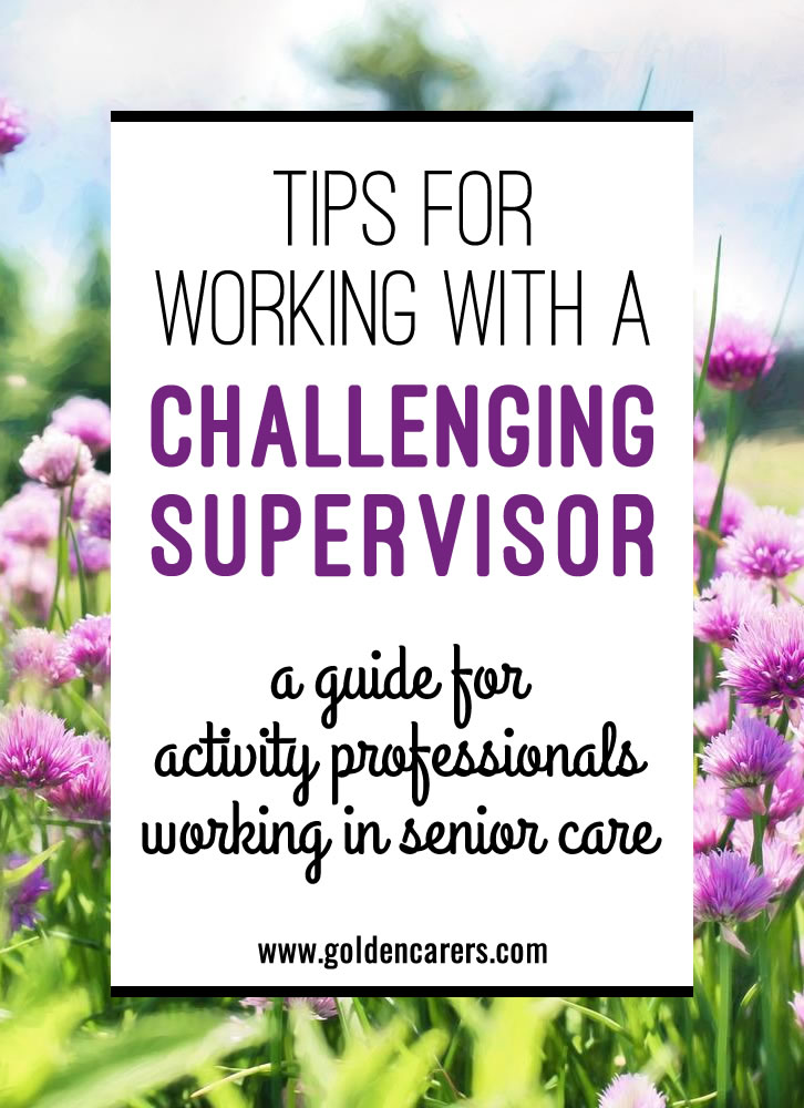 We have all encountered a challenging supervisor at least once in our careers. Whether you feel your supervisor is mean, unrealistic, or demanding, going into work can start to feel like a major chore. Learn how to work together by following a few of our tips, and make going to work fun (or at least tolerable) again.