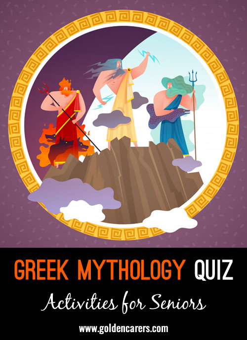 Who is the God of the sea in Greek mythology?Which two gods were twin brother and sister?