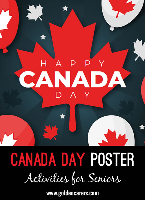 A poster for Canada Day!