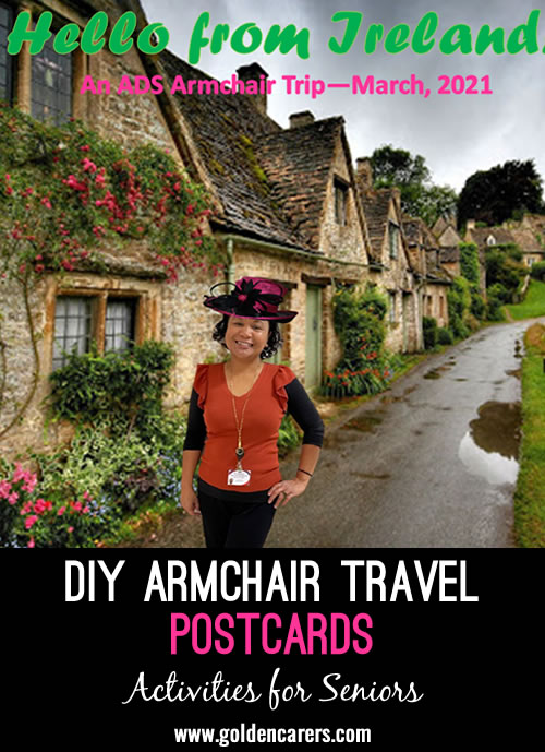 DIY Armchair Travel Postcards