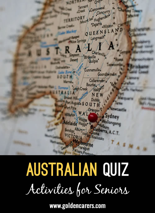 Here is a fun Australian-themed quiz to enoy!