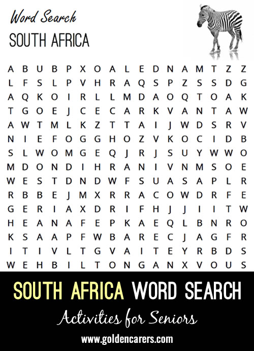 South African Word Search