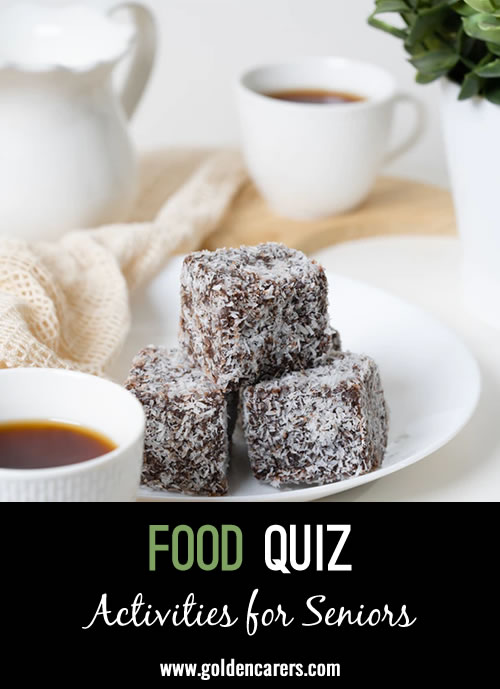 Here is a fun food quiz to enjoy!