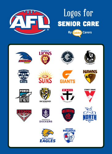 AFL Team Emblems for downloading and printing to decorate your facility.