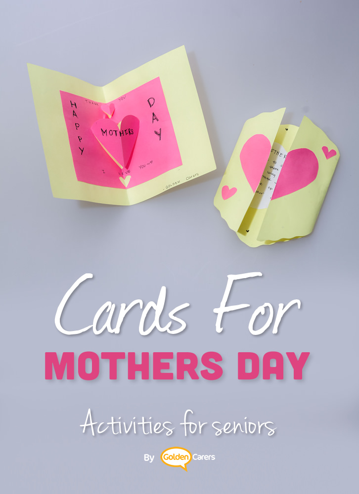 Here a some lovely and simple cards you can make for Mother's Day.