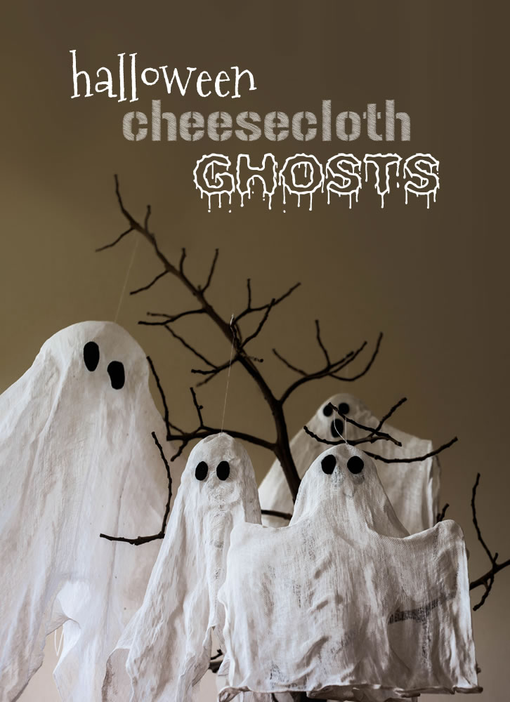 Here is an easy way to make your own hanging or standing ghosts for Halloween. Video instructions included.