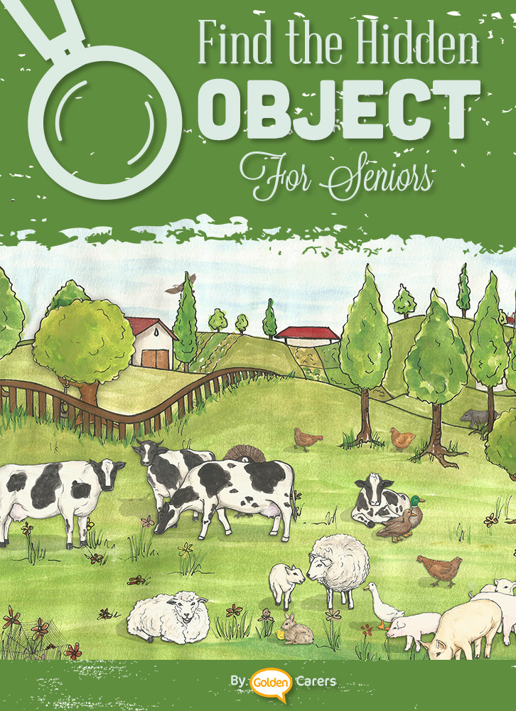 Find the hidden objects in this beautiful farm illustration!