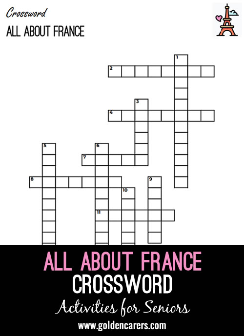 Here is a French-themed cross to enjoy!