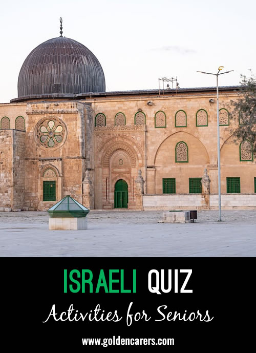20 Question about Israel!