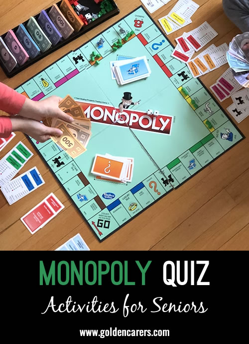 Reminisce about playing Monopoly as a child!
