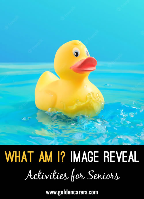 This is a What Am I image reveal activity.