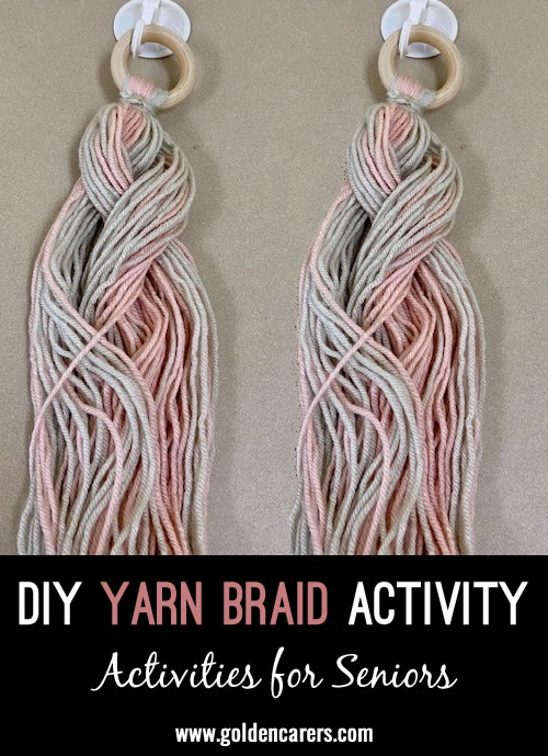 DIY Yarn Braid Activity