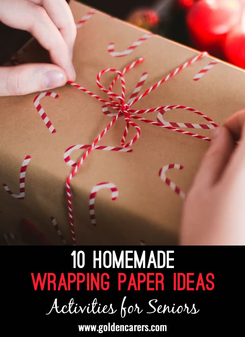 Here are a few easy tutorials and ideas that can spark inspiration for your next wrapping paper crafts.