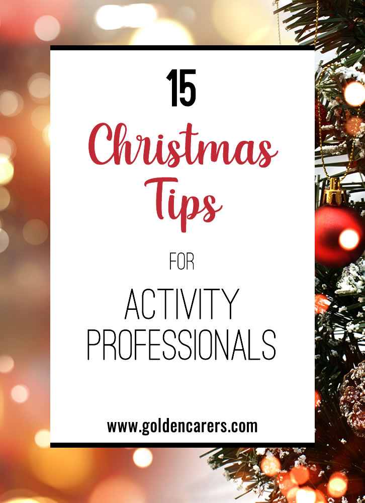 The key to reducing stress at Christmas time is to get organised and plan ahead!