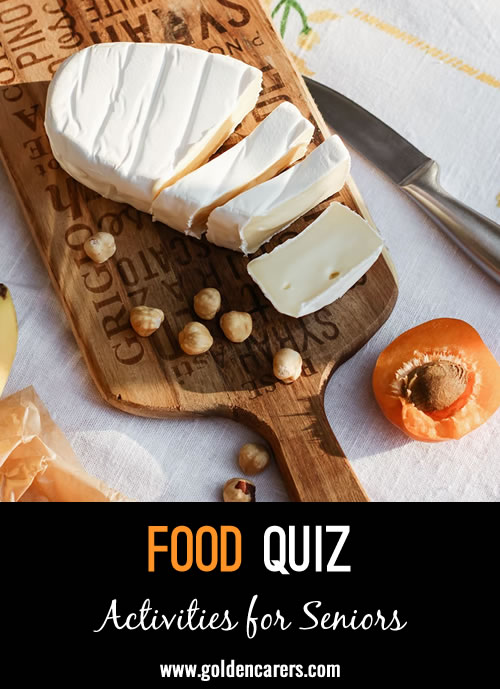 Here is a fun food-themed quiz to enjoy!