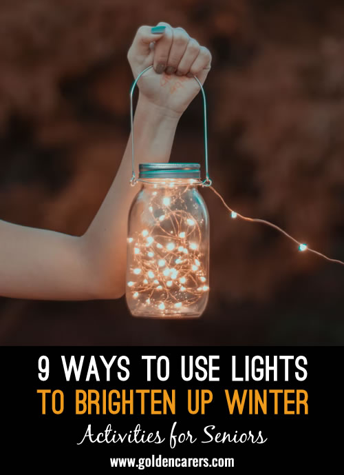 The winter months can feel so dark due to fewer daylight hours as well as spending less time outside in general. Why not literally bring in the light in order to increase the coziness as well as the sunshine factor in your community?