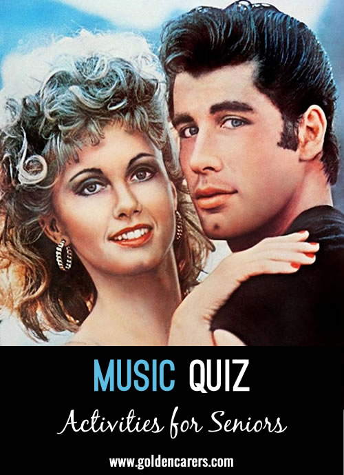 Another music quiz to enjoy!