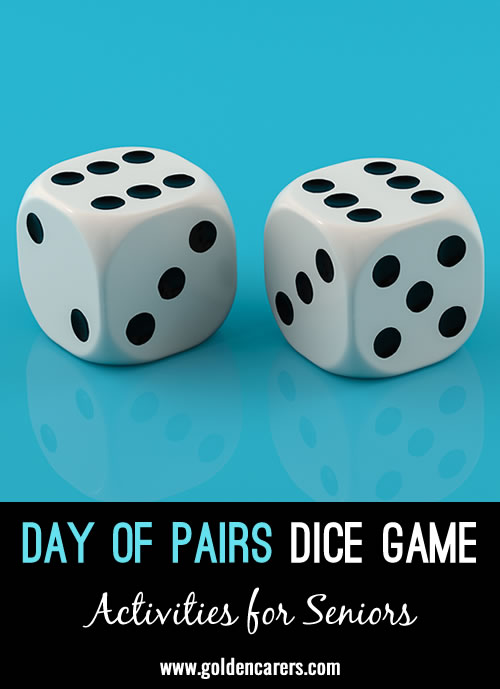 Here is a fun dice game to enjoy on Valentine's Day!