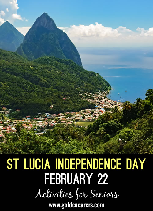 For St Lucia Independence Day our team have created and collated several resources to celebrate with our service users.