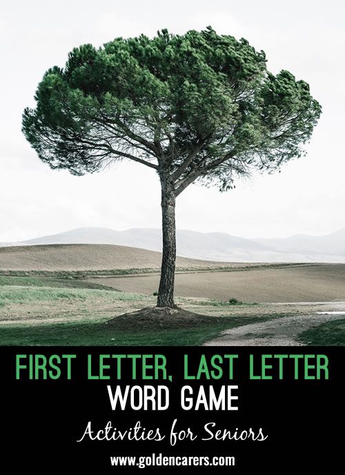 Here is a fun word game you can adapt for any theme or occasion!