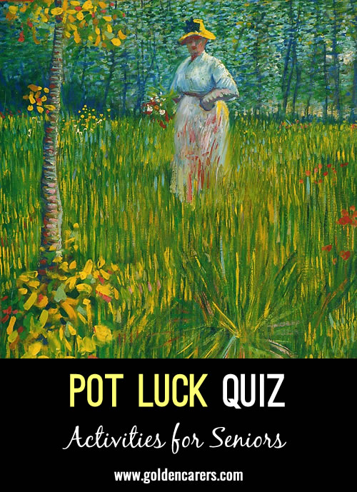 The next pot luck quiz installment!