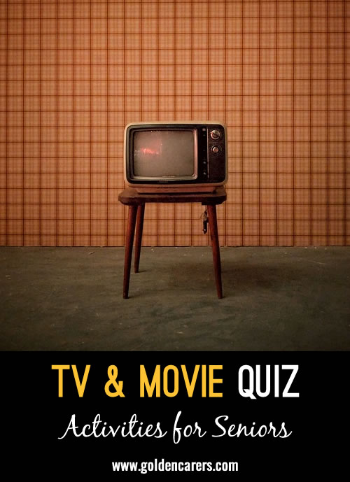 Here is a fun quiz based on tv shows and movies from the 60s and 70x!