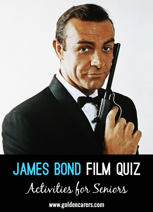 I created this quiz due to a number of our clients are James Bond fans and we have created our own James Bond Day.