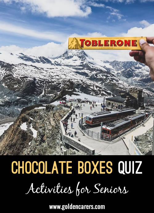 Guess the Chocolate Box Game! Can you name these British Chocolate Boxes?