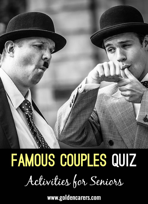 Complete the famous couples!