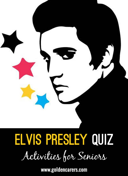 Another Elvis Presley quiz to enjoy!