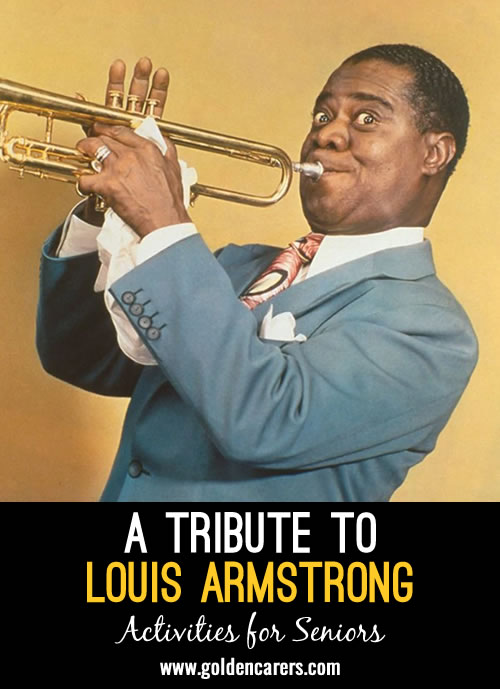A Tribute to Louis Armstrong who is also known as the King or  Father of Jazz. He is considered as one of the greatest Jazz players of the 20th Century.