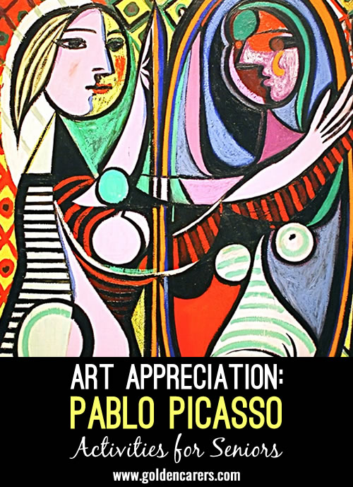 Hold an art appreciation session. to discuss the life and works of Pablo Picasso who was born in October.
