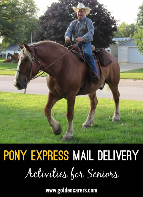 Pony Express Mail Delivery