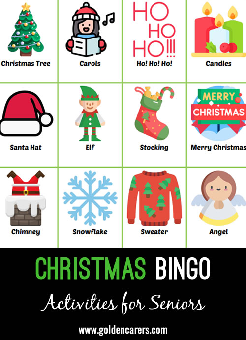 Here is another Christmas Bingo to enjoy!