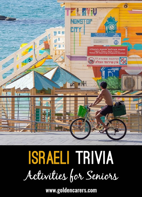 Here are some fascinating tidbits of Israel trivia!
