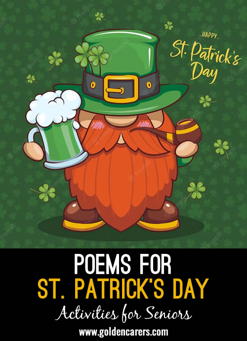 Here are some poems to share on St. Patrick's Day! 