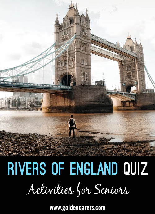 A great quiz to get the brain ticking, and also provides an opportunity to reminisce, asking residents whether they have been to the cities mentioned, or been on boats along the rivers. 