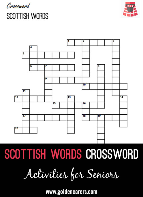 Here is a Scottish-themed crossword to enjoy!