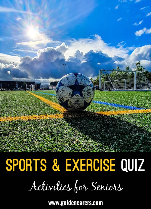Here is a fun sports and Exercise multiple-choice quiz to enjoy!