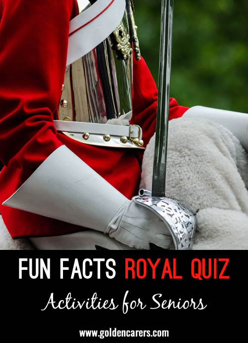 Here is another fun quiz to enjoy to celebrate Coronation Day!