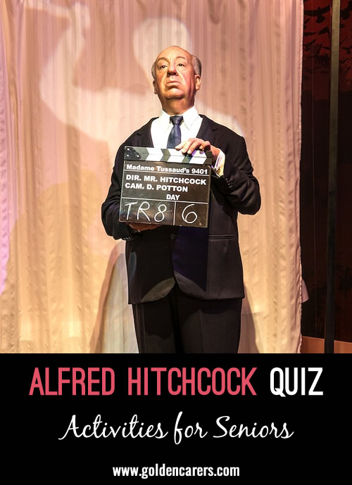 Here is an Alfred Hitchcock-themed movie quiz to enjoy!