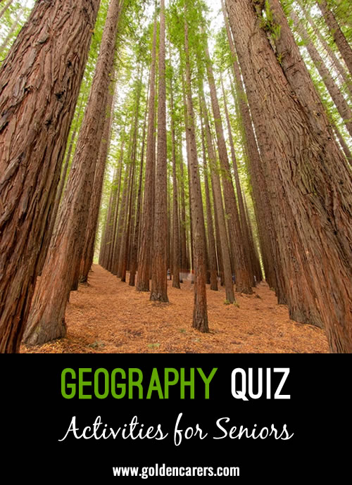 Here is a fun geography quiz to enjoy!