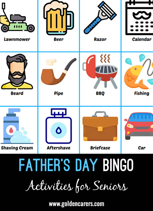 Here's a father's day bingo to share!