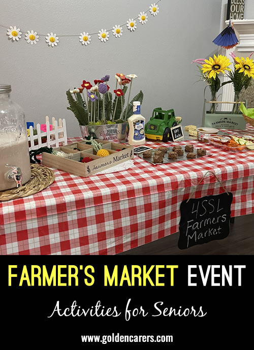 Experience the charm of a traditional Farmers Market without leaving the comfort of our community!
